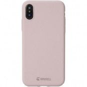 Krusell Sandby Cover till iPhone Xs Max - Dusty Pink