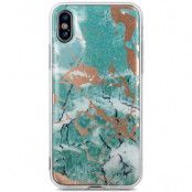 Marmur Marble Case (iPhone Xs Max) - Grön