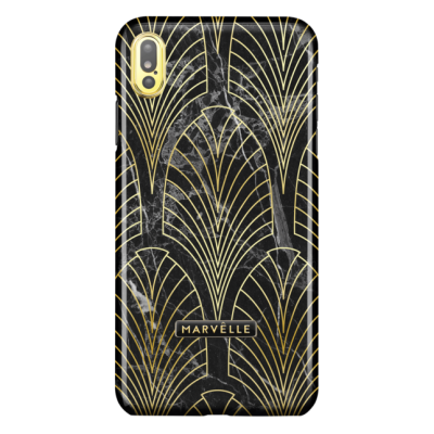 Marvêlle iPhone XS Max Magnetiskt Skal - Gatsby Golden Leaves