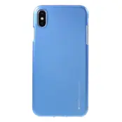 Mercury Goospery Jelly Case (iPhone Xs Max) - Silver