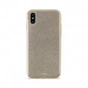 Puro iPhone XS Max Shine Cover - Guld