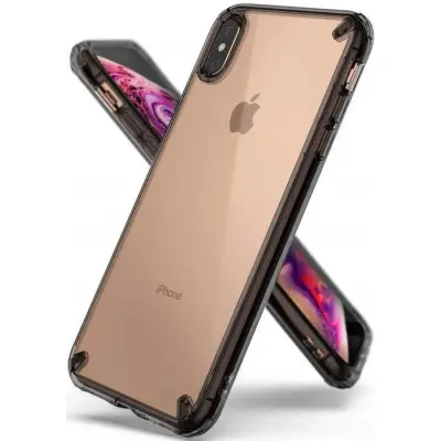 Ringke Fusion Shock Absorption Skal till iPhone XS Max - Grå