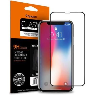 Spigen FC Härdat Glas Skärmskydd iPhone X/XS/11 Pro - Svart