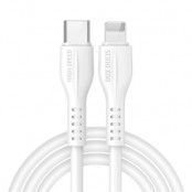 Dux Ducis Lightning till USB-C kabel - 2.4A, 1M - VIT