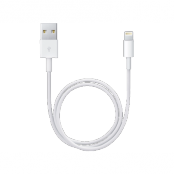 Apple, USB till lightning-kabel, 1m, vit