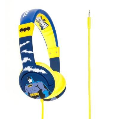 Batman Hörlur Junior On-Ear Blå/Gul Batman