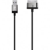 Belkin 30 Pin Charge/sync Cable 2mtr - Svart