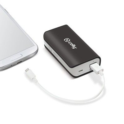 Celly PowerBank 4000mAh 1A Svart iPhonetillbehörsbutiken Celly PowerBank 4000mAh 1A Svart iPhonetillbehörsbutiken