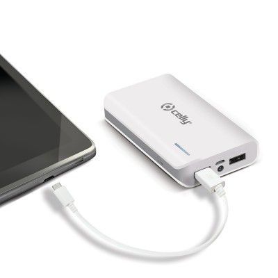 Celly PowerBank 6000 mAh 1x1A 1x2A - Vit