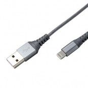 Celly Usb Lightning Cable Nylon Silver