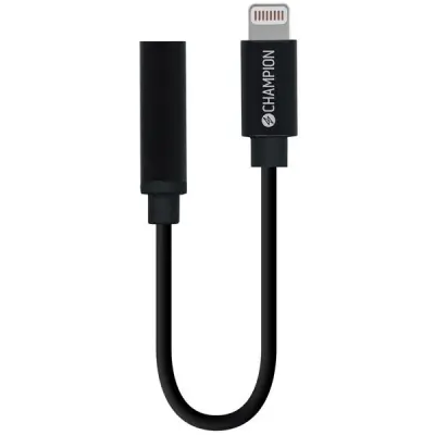 Champion Lightning till Adapter 3.5mm - Svart