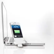 Izofs Portabel USB dock för iPhone (Vit)