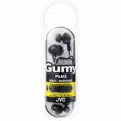 JVC Gumy Plus In-Ear Hörlurar W/Mic - HA-FR6 - Svart