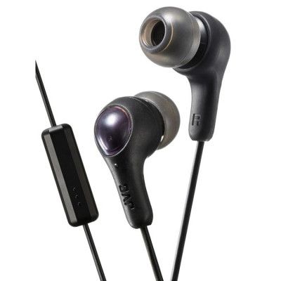 JVC Hörlurar FX7M Gumy Plus In-Ear Mic - Svart