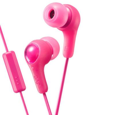JVC Hörlurar FX7M Gumy Plus In-Ear Mic - Rosa