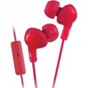 JVC HA-FR6-R Gumy Plus In-Ear Headphone med mic - Röd