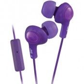 JVC HA-FR6-V Gumy Plus In-Ear Headphone med mic - Lila