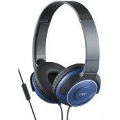 JVC HA-SR225-A-E On-Ear Headband Remote+Mic - Blå