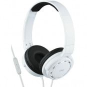 JVC HA-SR525-W-E On-Ear Headband Remote+ Mic - Vit