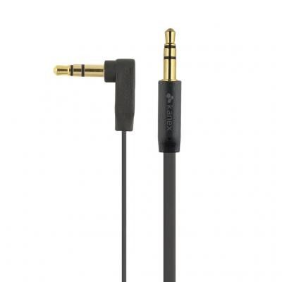 Kanex AUX-kabel 1,8 meter med vinklad 3.5 mm kontakt