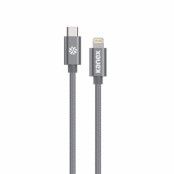 Kanex Durabraid USB-C till Lightningkabel 1m - Rymdgrå
