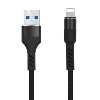 Maxlife USB-A till Lightning kabel 1m 2A MXUC-01 - Svart