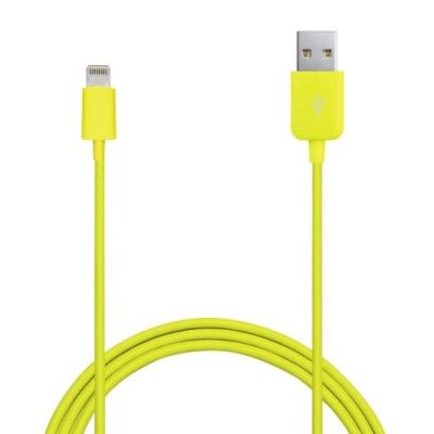 Puro Apple MFI lightning kabel 1m - Gul