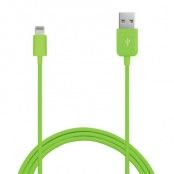 Puro Cable Apple MFI lightning 1m - Grön