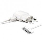 Puro Mini Travel Charger + iPad 30-pin kabel - Vit