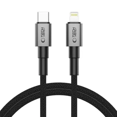Tech-Protect USB-C Till Lightning kabel (100cm) Ultraboost - Grå