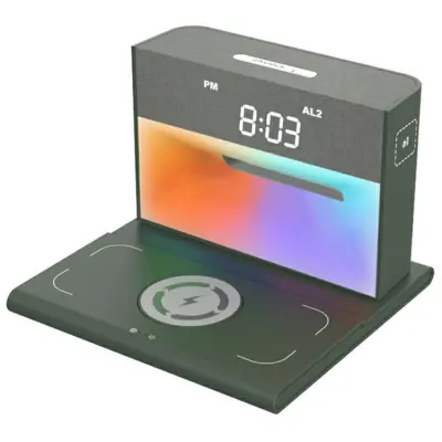 3in1 Multifunktionell Trådlös Laddare Apple och Samsung (Grön)