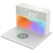 3in1 Multifunktionell Trådlös Laddare Apple och Samsung (Vit)