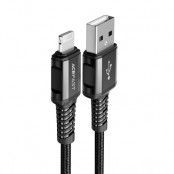 Acefast MFI USB Till Lightning Kabel 1.2m - Svart