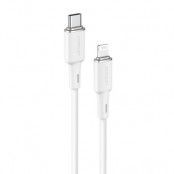 Acefast USB-C Till Lightning Kabel 30W 1.2m - Vit