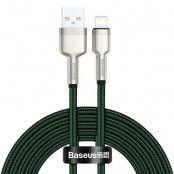 Baseus Cafule USB Till Lightning Kabel 2 m - Grön
