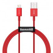 Baseus Fast Charging Lightning - USB Kabel 1 m - Röd