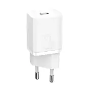 Baseus Super Väggladdare USB-C 20 W - Vit