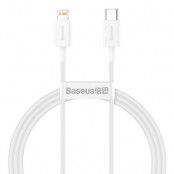 Baseus Superior USB-C till Lightning kabel 20 W 1m - Vit