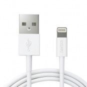 Choetech USB-A Till Lightning Kabel 1.8m - Vit