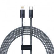 Baseus USB-C Till Lightning Kabel 20W 2m - Grå