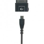 CellularLine ladd adapter för iPhone, Micro-USB - Apple 30-pin, svart