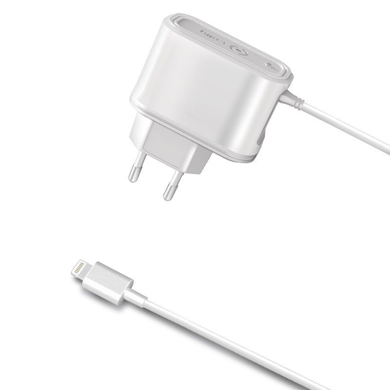 Celly Laddare Lightning MFI 2,1A Vit Celly Laddare Lightning MFI 2,1A Vit