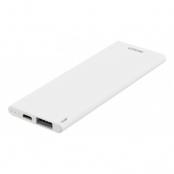 Deltaco Slim Pocket Size Powerbank 3600mAh 2.1A (Vit)