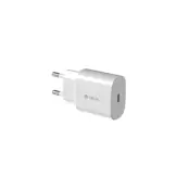 Devia Väggladdare 25W USB-C Smart PD - Vit