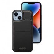 Dux Ducis iPhone 15 Mobilskal Korthållare Magsafe RFID - Svart
