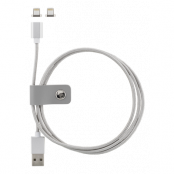 EPZI Magnetisk USB-synk/laddarkabel med Lightning-kontakt