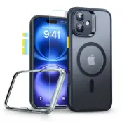 ESR iPhone 16 Mobilskal Magsafe Classic Pro Set Halolock - Frosted Svart