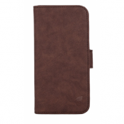 Gear iPhone 15 Plus Plånboksfodral Magsafe 3 Kortfack - Brun