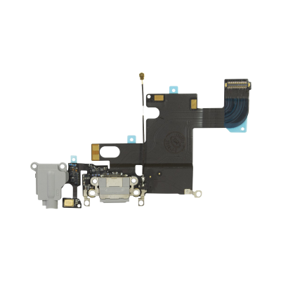 Hörlursuttag med Lightning-anslutning flexkabel till iPhone 6S - Grå