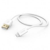 Hama USB-A Till Lightning Kabel 1.5m - Vit